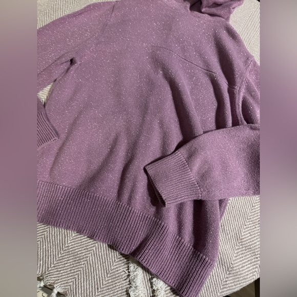 Lane Bryant Lavender Hooded Cardigan - Picture 3 of 10